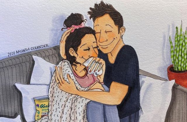 Dragoste si arta: 10+ ilustratii care arata ce inseamna iubirea adevarata