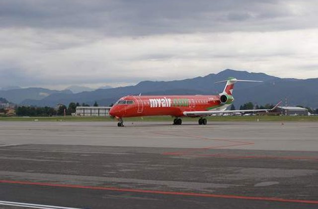 Sase curse MyAir, anulate de pe aeroportul din Baneasa