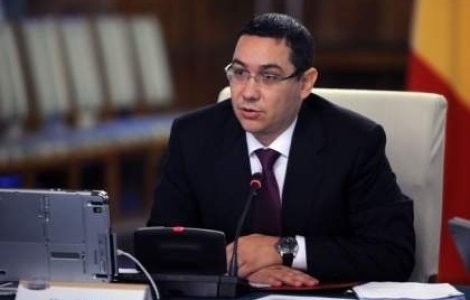 Ponta: Imi asum responsabilitatea de a conduce in continuare guvernul USL