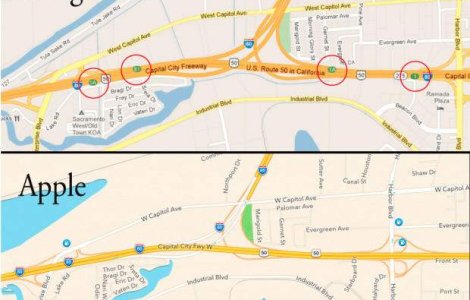 Politia din Australia: Hartile Apple pot fi periculoase pentru soferi!