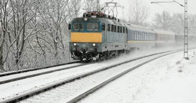 Cinci trenuri care circula in judetul Timis, anulate din cauza zapezii