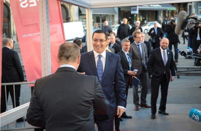 Victor Ponta participa, joi, la Bruxelles, la reuniunea PES
