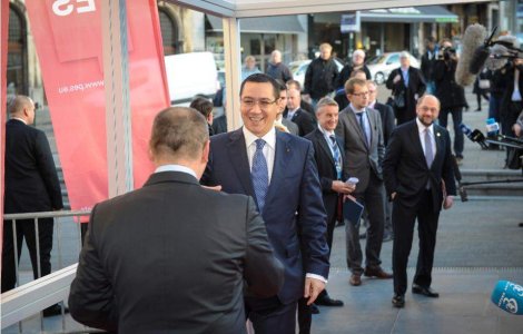 Victor Ponta participa, joi, la Bruxelles, la reuniunea PES