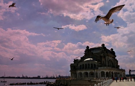 Lucrarile de reparatii la Cazinoul din Constanta sunt in derulare