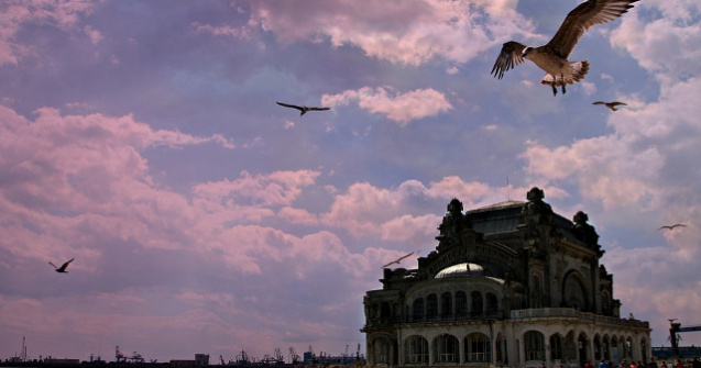 Lucrarile de reparatii la Cazinoul din Constanta sunt in derulare