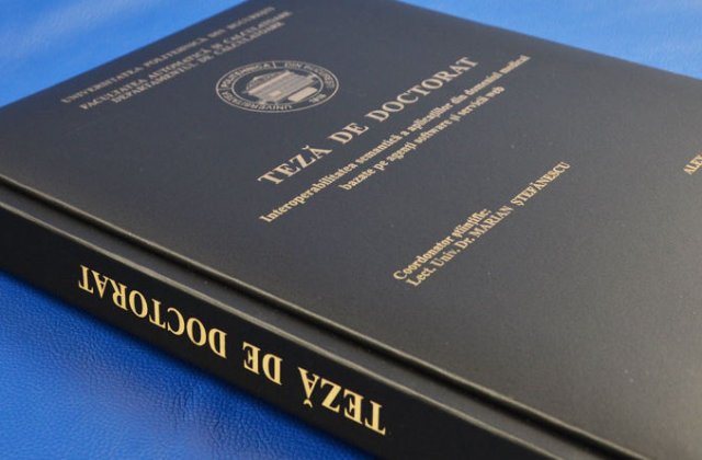 Ministerul Educatiei incepe publicarea tezelor de doctorat