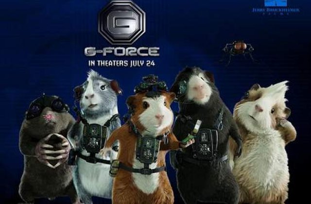 Rozatoarele G-Force conduc box-office-ul american