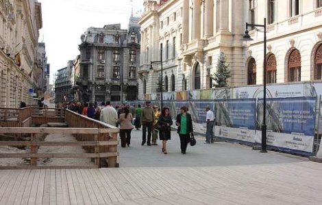 Lucrarile la Centrul Istoric al Capitalei, reluate cu aceeasi firma