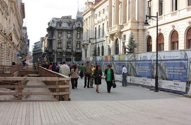 Lucrarile la Centrul Istoric al Capitalei, reluate cu aceeasi firma