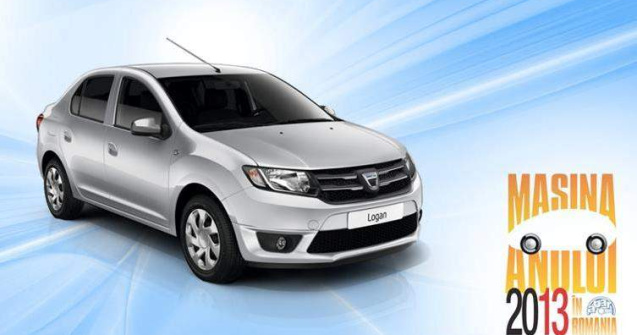 Dacia Logan, masina anului 2013 in Romania. Sandero, locul trei