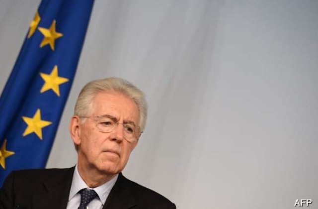 Europenii il sustin pe Mario Monti impotriva lui Berlusconi