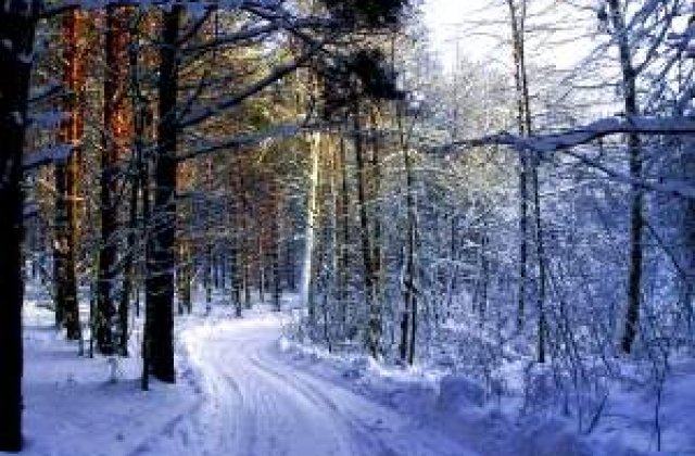 Treisprezece drumuri nationale sunt inchise din cauza zapezii