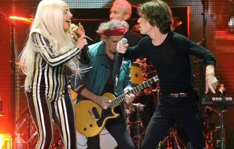  Video  Lady Gaga si Rolling Stones au cantat impreuna
