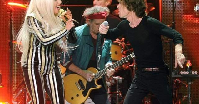  Video  Lady Gaga si Rolling Stones au cantat impreuna