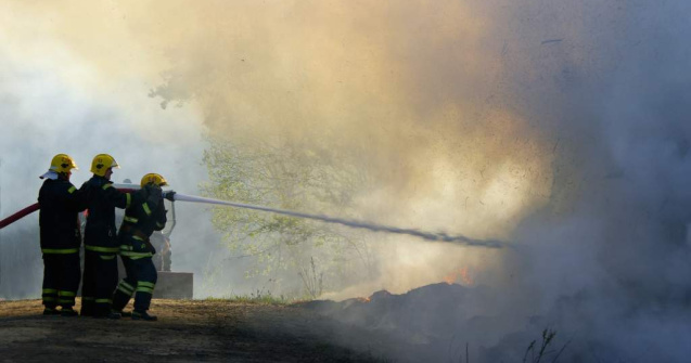 Incendii de proportii in Harghita