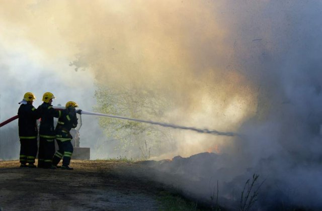 Incendii de proportii in Harghita