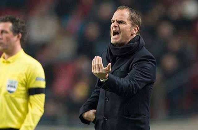 Frank de Boer, despre Steaua: Este o echipa necunoscuta pentru noi