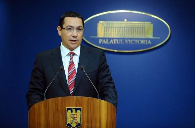 Ponta pledeaza pentru "sfarsitul unei lumi politice" in discursul sau din Parlament