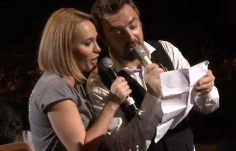  Video  Andreea Esca a cantat cu Horia Brenciu