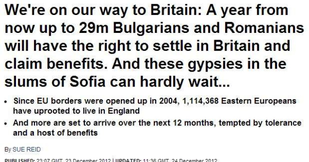 Panica in presa engleza: 29 milioane de romani si bulgari sunt in drum spre Marea Britanie