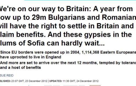 Panica in presa engleza: 29 milioane de romani si bulgari sunt in drum spre Marea Britanie