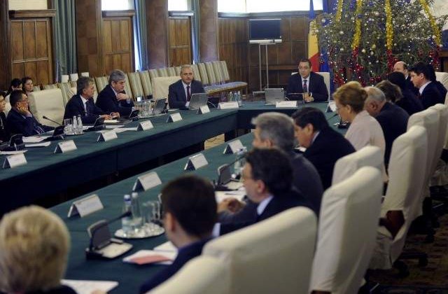 Guvernul Ponta II, gata de munca: Sedinta in a treia zi de Craciun
