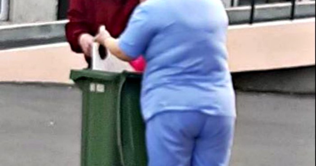 La Maternitatea Braila mancarea este preluata si dusa in spital cu pubela