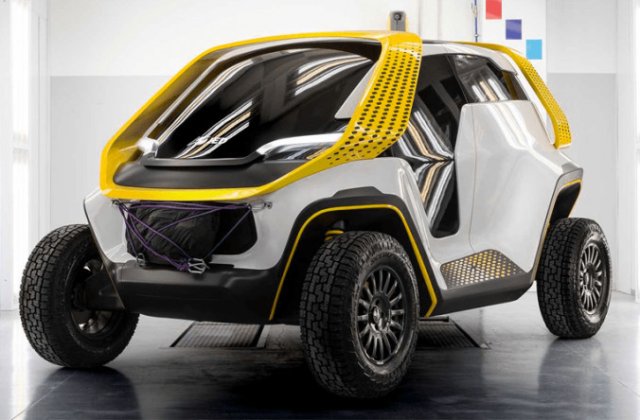 Studentii de la Institutul European de Design au prezentat conceptul elecric Tracy: mobilitate off-road pentru 6 persoane