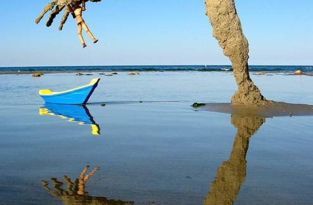 Monstru pe o plaja din Marea Britanie