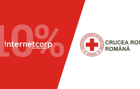 InternetCorp donează 10% din campaniile de comunicare către Crucea Roșie Română