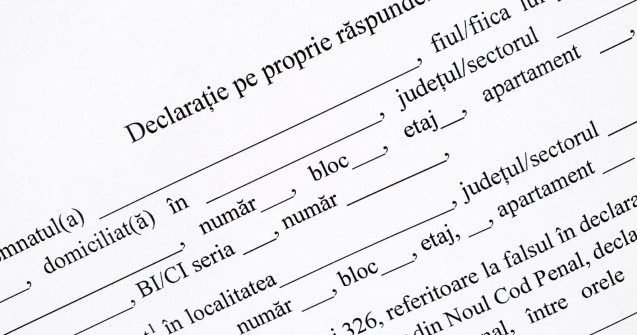 Comuna unde declarațiile pe proprie răspundere se vând cu un leu bucata