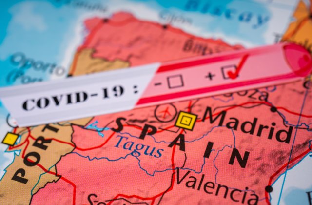 Situație CRITICĂ în Spania: A 5-a zi consecutivă cu peste 800 de decese din cauza COVID-19