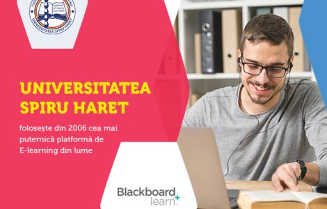 Universitatea Spiru Haret a introdus în România cea mai puternică platformă de E-learning din lume, încă din 2006