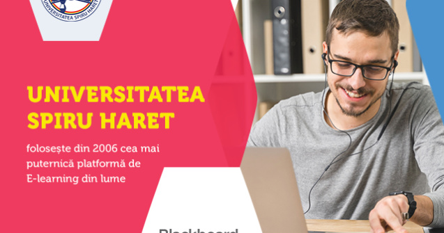 Universitatea Spiru Haret oferă cea mai puternică platformă de E-learning