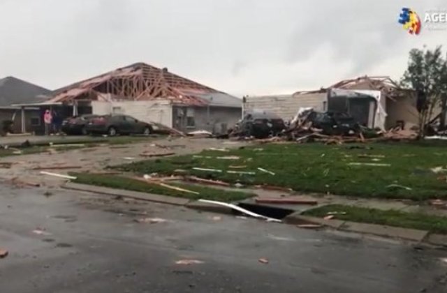 VIDEO Mai multe tornade au făcut ravagii &icirc;n Mississippi. Statul se află acum &icirc;n stare de urgență