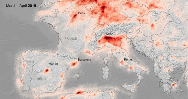 Poluarea din Europa, în continuă scădere pe fondul carantinei de coronavirus