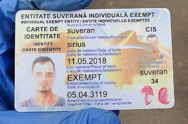 A refuzat legitimarea motivând că este ”suveran”. Jandarmii l-au dus la psihiatrie