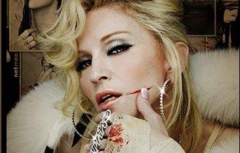 Madonna vazuta de la balcon!