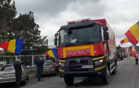 VIDEO Cum a fost întâmpinat convoiul cu ajutoare trimis în Republica Moldova