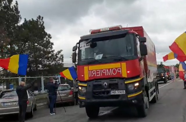 VIDEO Cum a fost întâmpinat convoiul cu ajutoare trimis în Republica Moldova