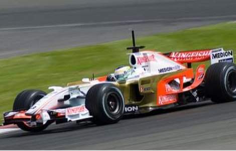 Fisichella va pleca din pole position in Marele Premiu al Belgiei