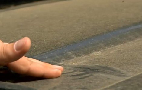 Praful saharian a ajuns și în România