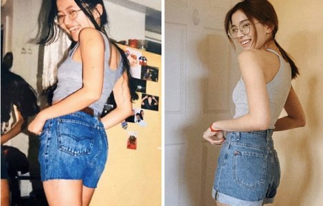  Top  Așa mamă, așa fiică. Au recreat pozele mamelor din trecut și seamănă ca două picături de apă