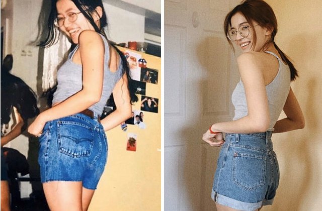 Așa mamă, așa fiică. Au recreat pozele mamelor din trecut și seamănă ca două picături de apă