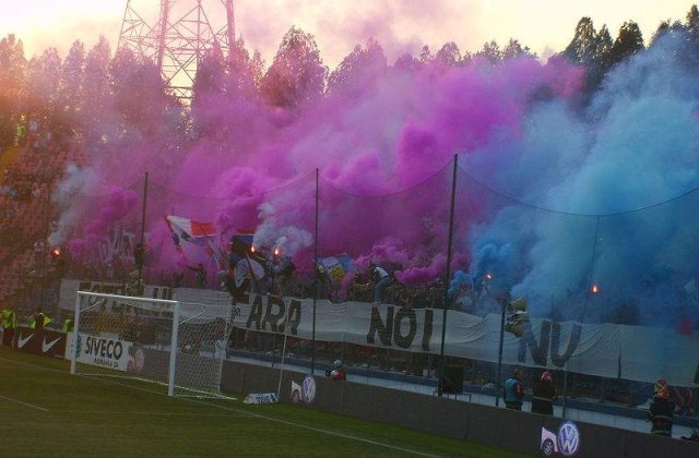 Ros-albastrii, doua meciuri fara spectatori dupa incidentele de la derby-ul cu Dinamo