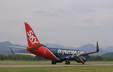 SkyEurope a ramas fara licenta de zbor
