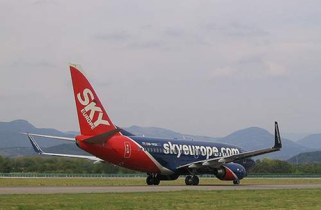 SkyEurope a ramas fara licenta de zbor