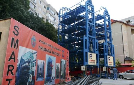 Cum arata parcarile "inteligente" din Bucuresti
