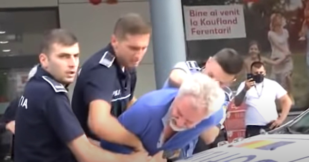 VIDEO Scandal provocat de un bărbat care a refuzat să i se ia temperatura