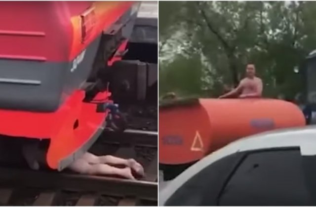 VIDEO Un bărbat complet dezbrăcat a făcut ravagii într-o gară din Moscova